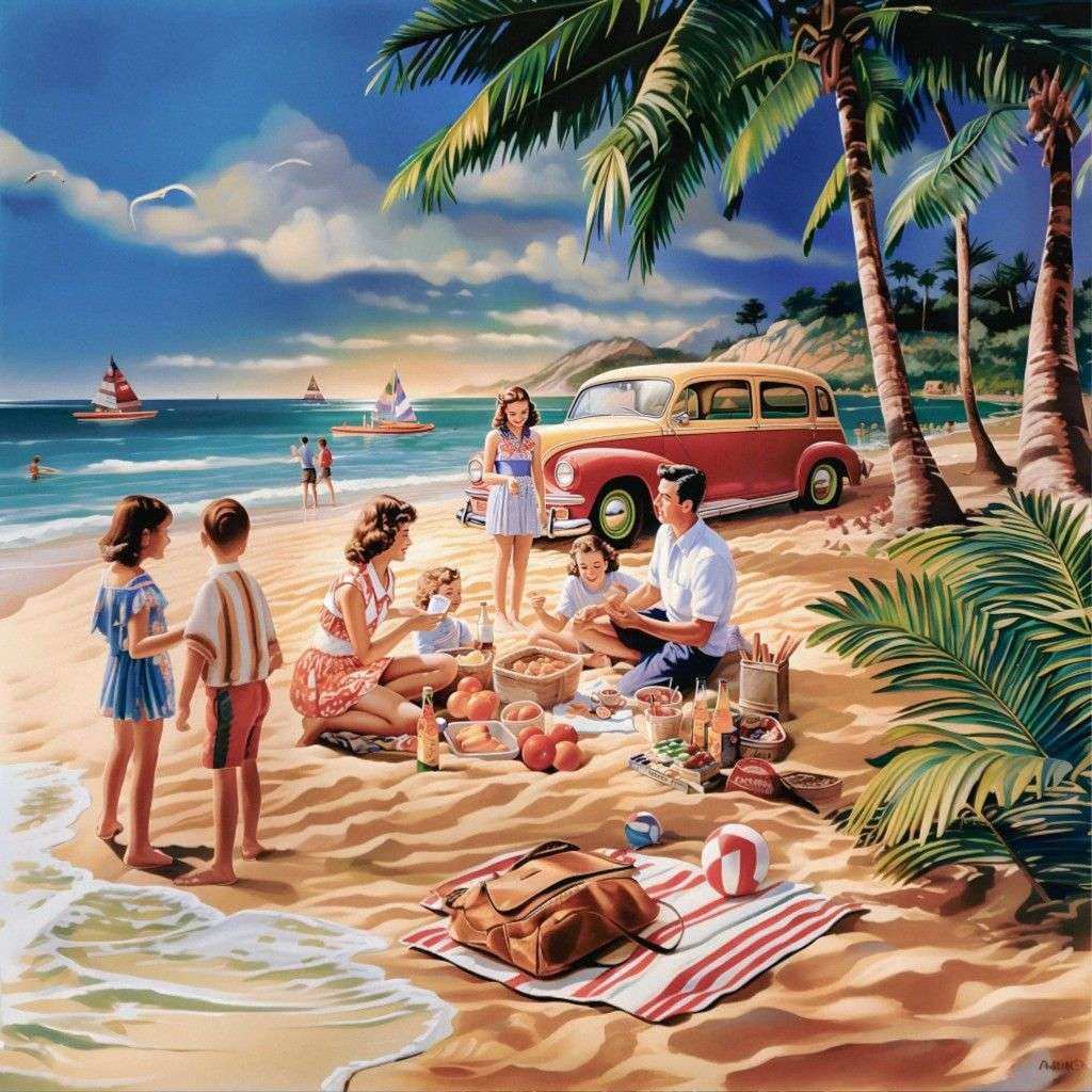 Vacanza in famiglia puzzle online