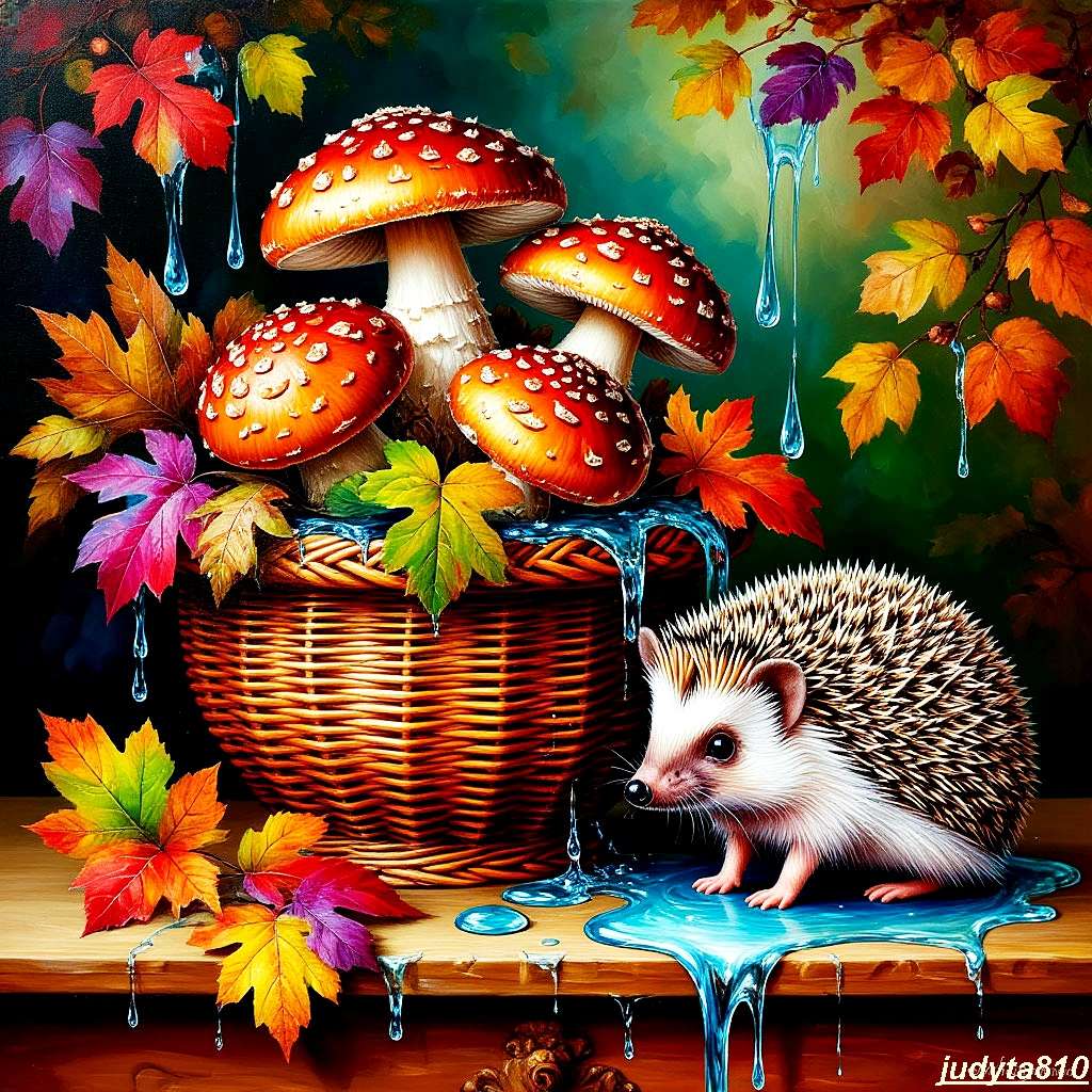 Na grzyby puzzle online