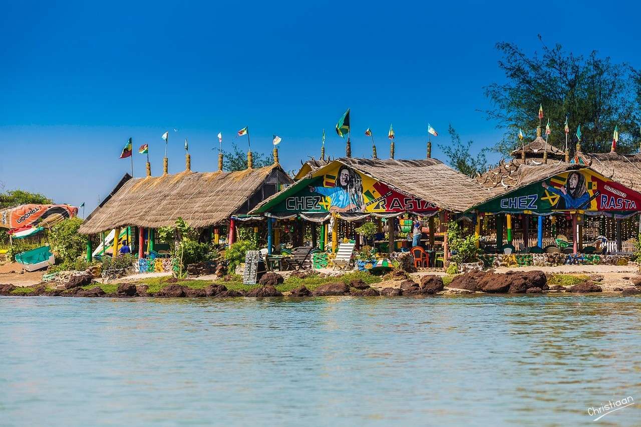 Senegal, Zee, Afryka. puzzle online