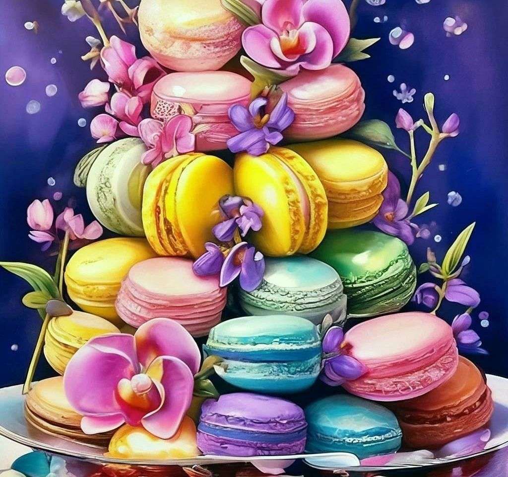 Macarons puzzle online