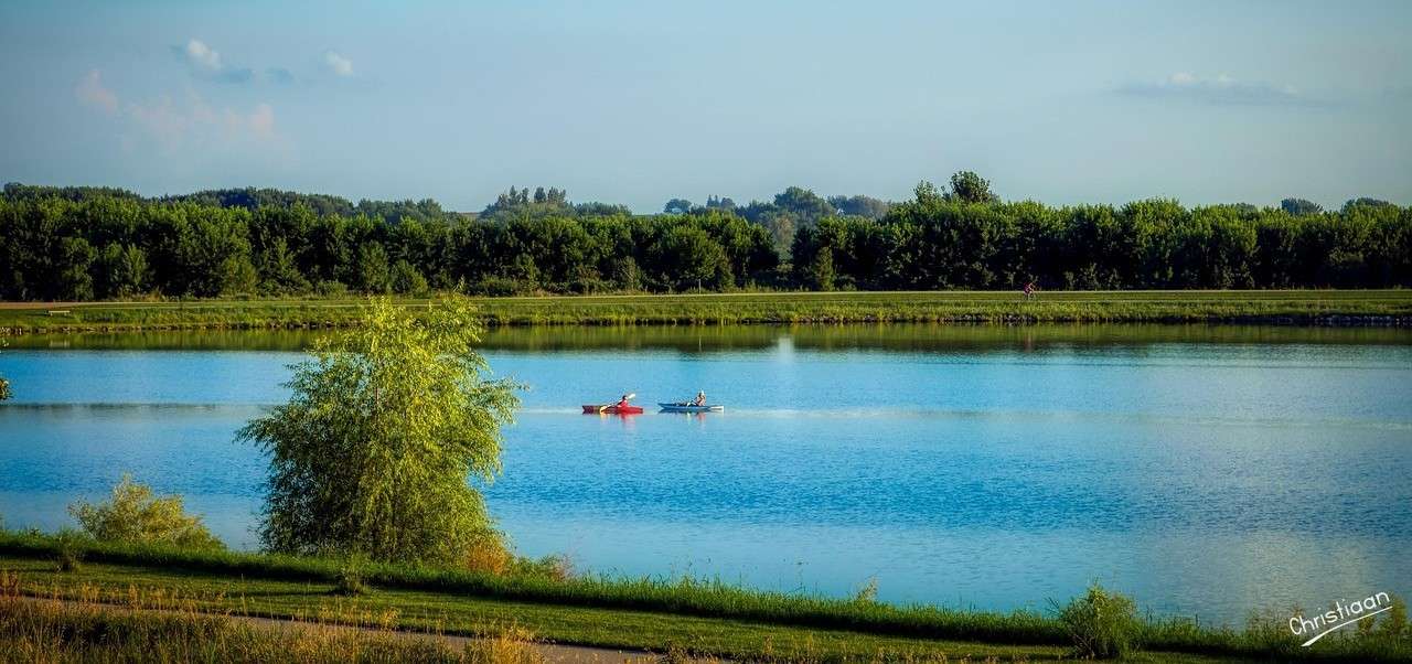 Grundy Lake, Iowa, America. online puzzle