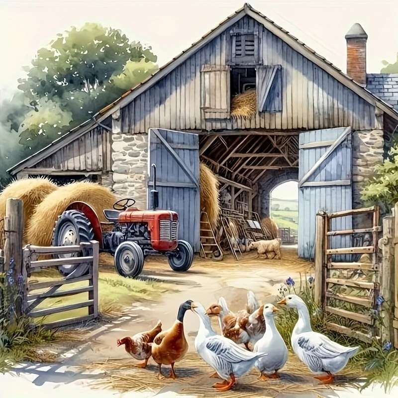 gospodarstwo wiejskie puzzle online