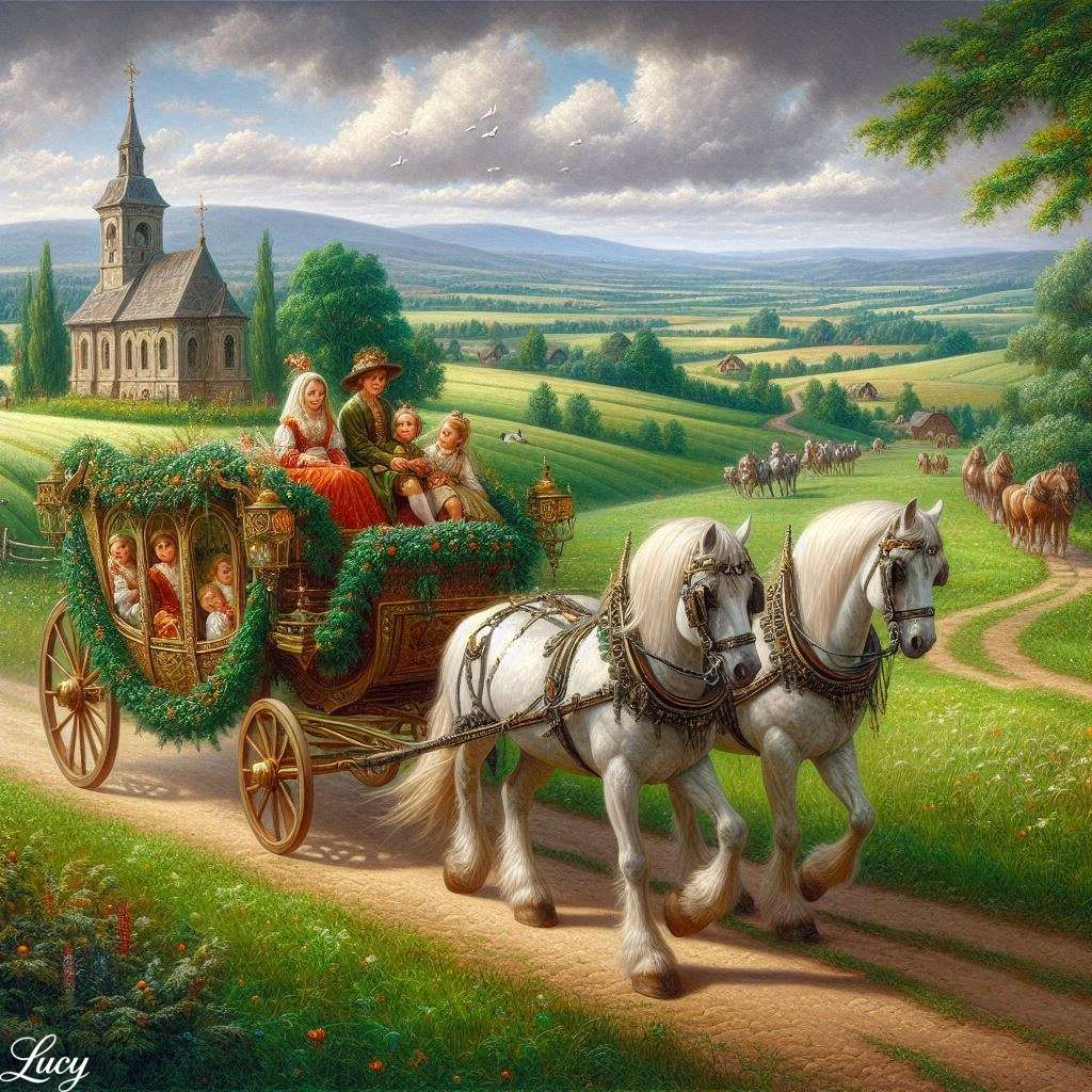 Świąteczna scena puzzle online