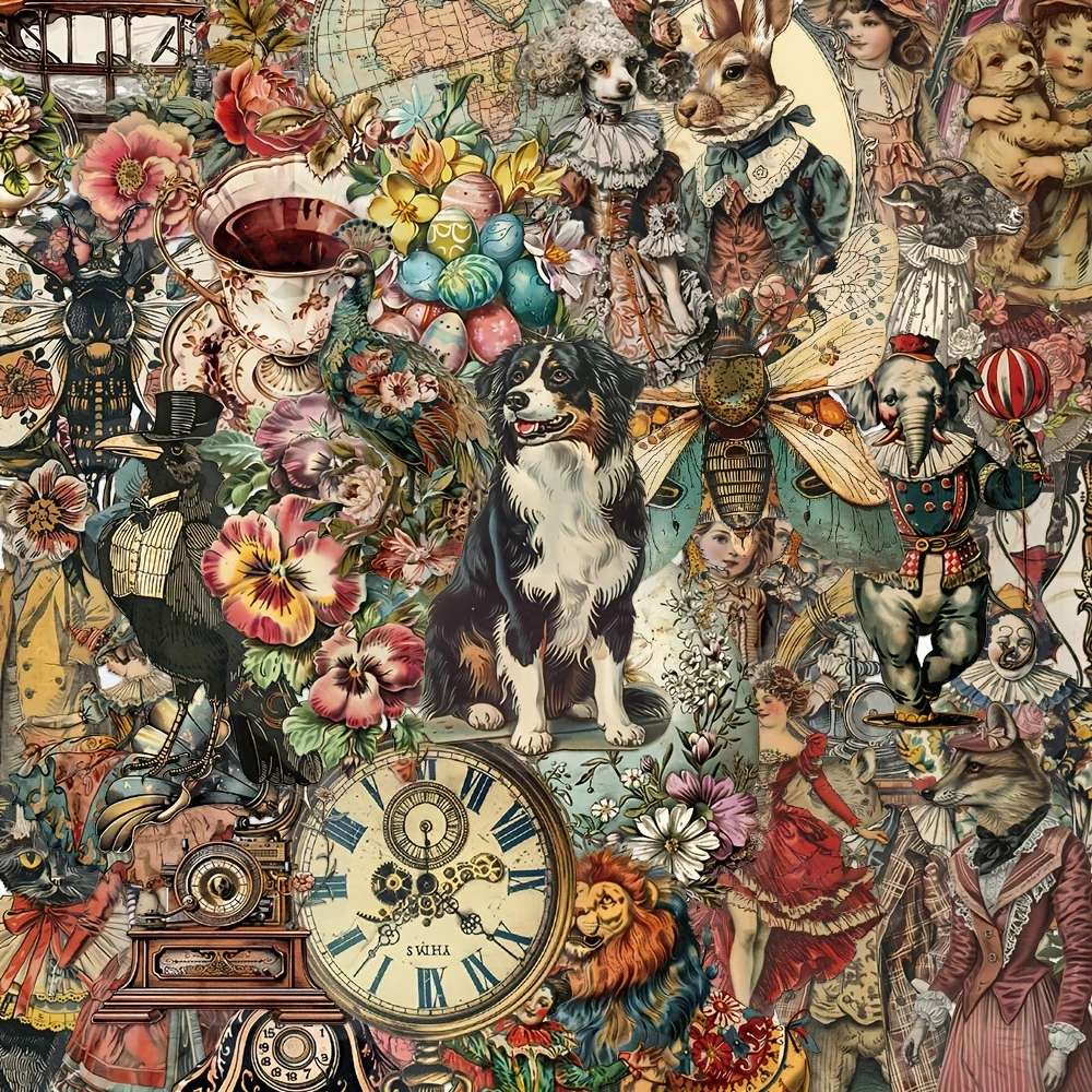 różne różności - kolaż puzzle online