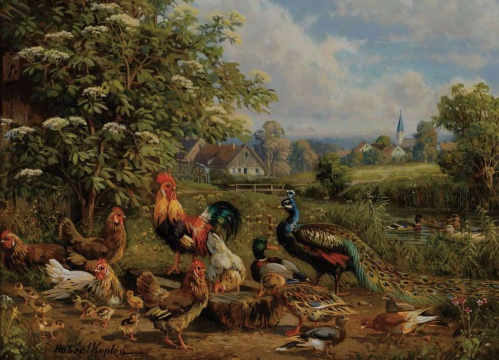 Gli animali del Neerhof puzzle online