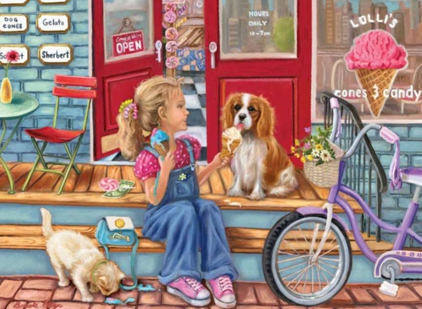 Podzielenie się Lodów puzzle online