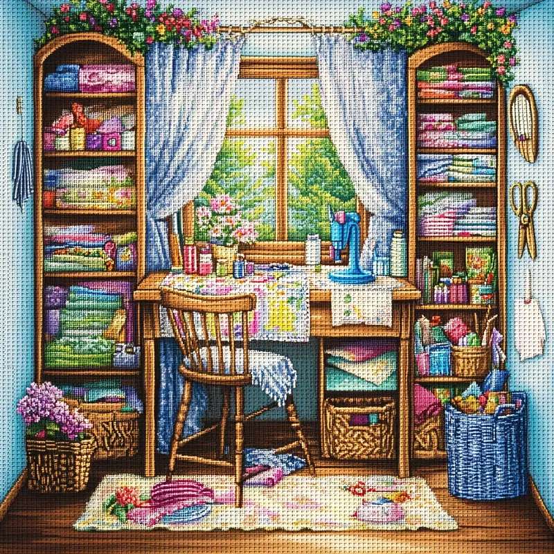 pracownia krawiecka puzzle online
