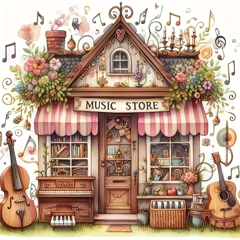 sklep muzyczny zaprasza puzzle online