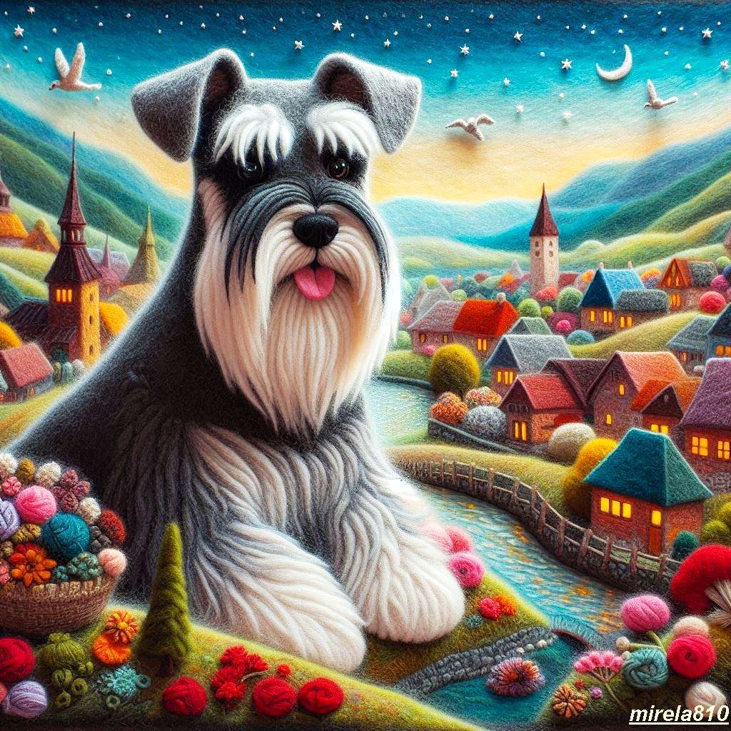Puszysty psiak puzzle online