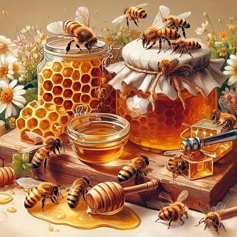 pyszny, zdrowy miód puzzle online
