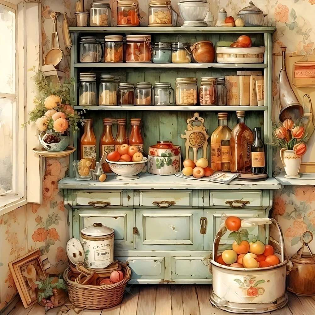kredensik w spiżarni puzzle online