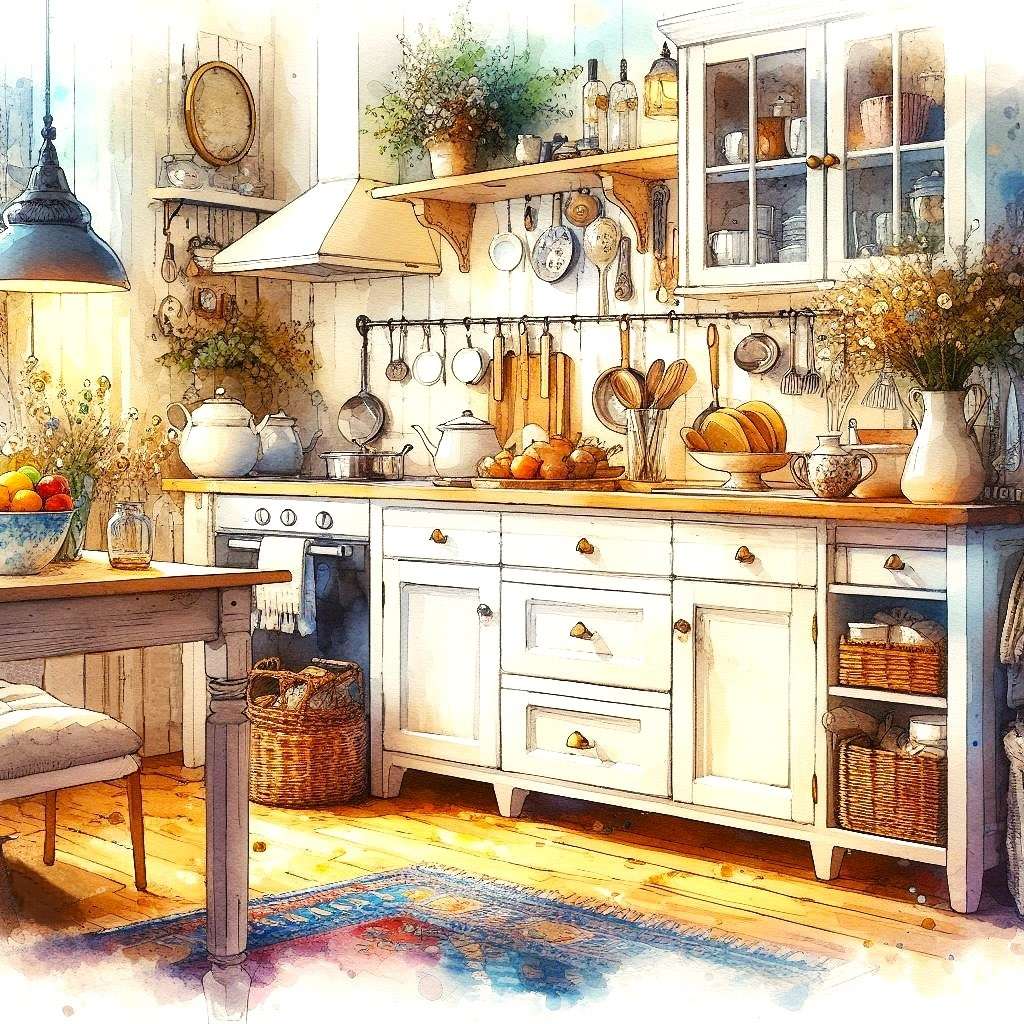 prosta kuchnia puzzle online