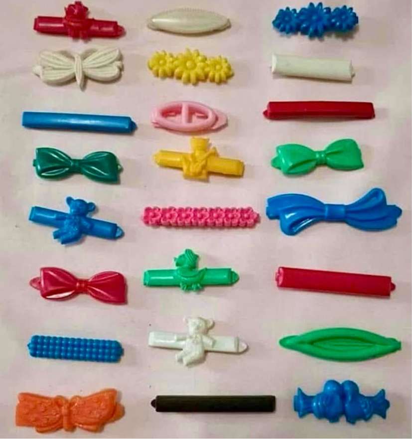 Wielokolorowe Barrettes na Boże Narodzenie. puzzle online