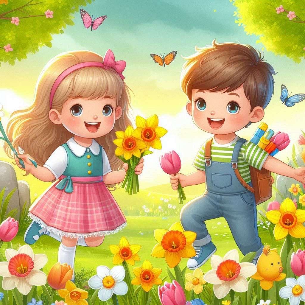 Kwiaty- radość, którą nosimy puzzle online