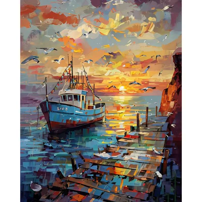 Łódź au front de mer puzzle en ligne