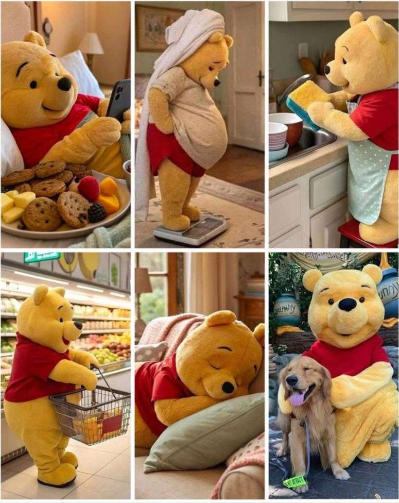 Winnie the Pooh Snapshots - puzzle online