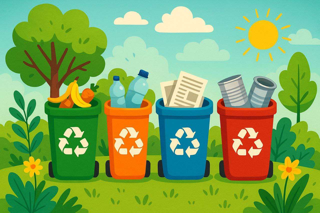 Recycler, réduire et réutiliser puzzle en ligne