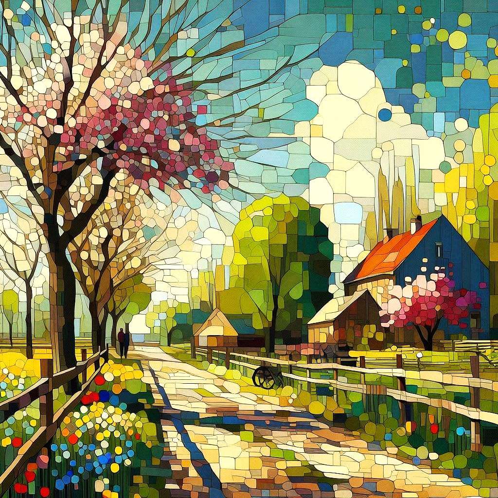 Le printemps est venu puzzle en ligne