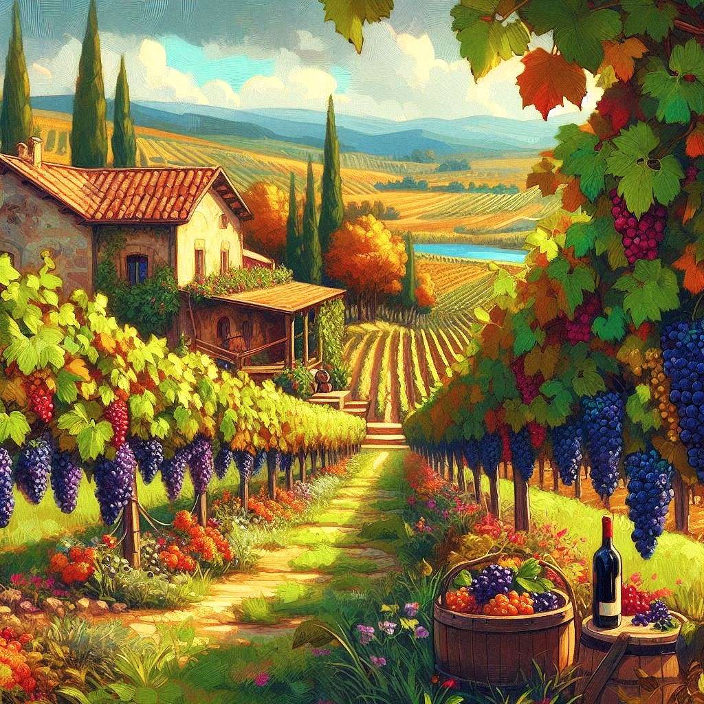 dojrzała winnica puzzle online