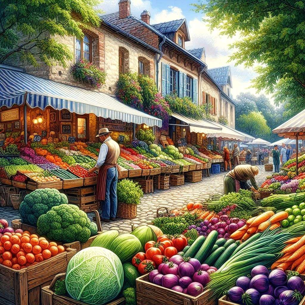 codziennie świeże warzywa puzzle online