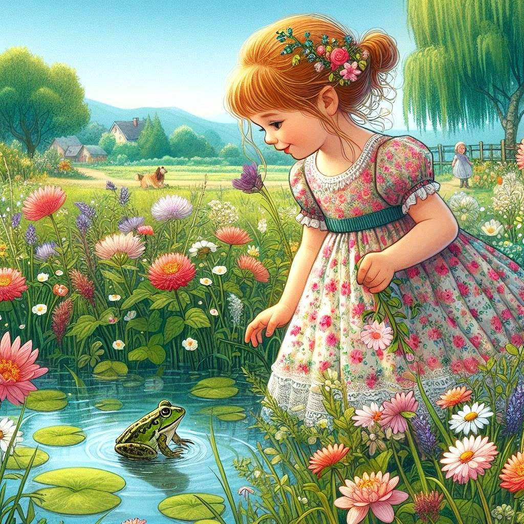 spotkanie z żabą puzzle online