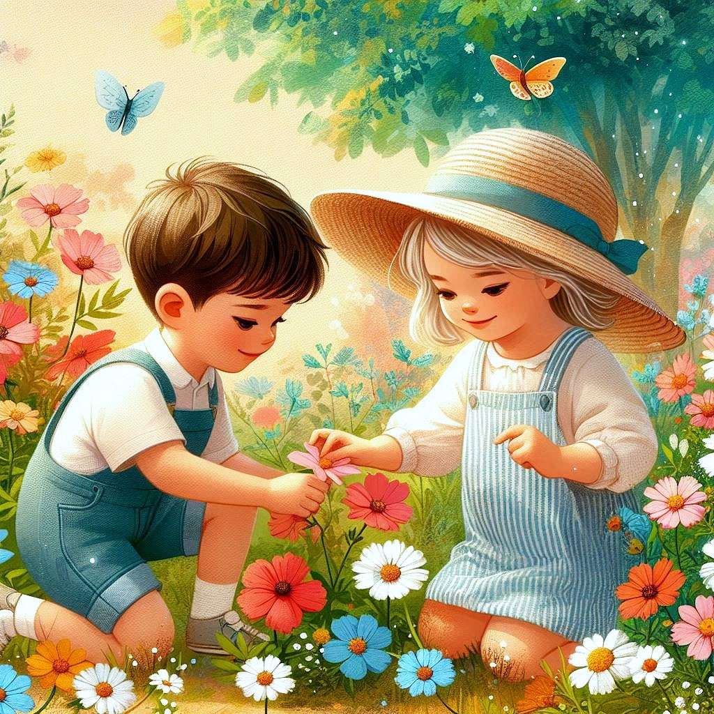 mali przyrodnicy puzzle online