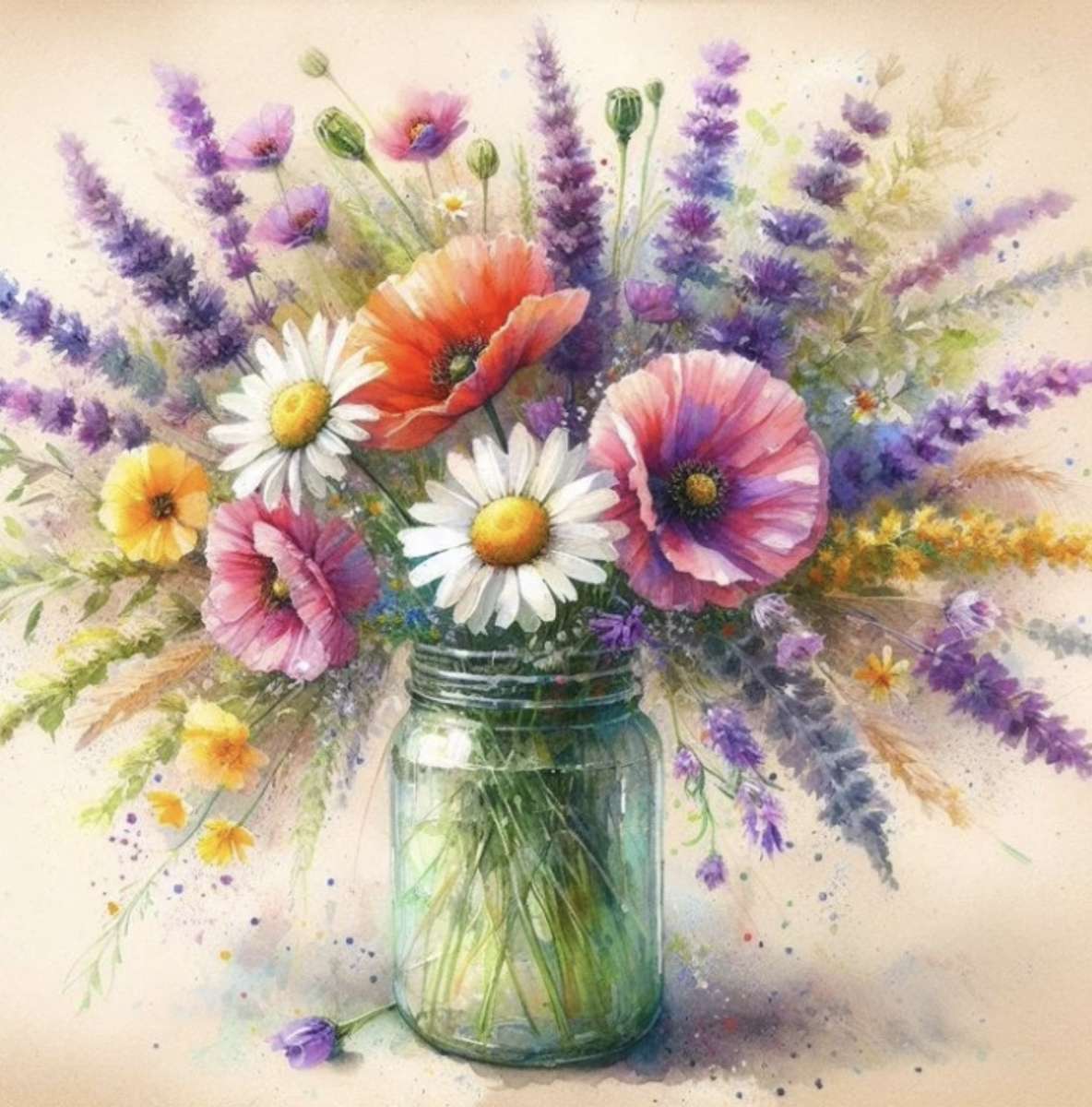 陽気な花束 ジグソーパズルオンライン