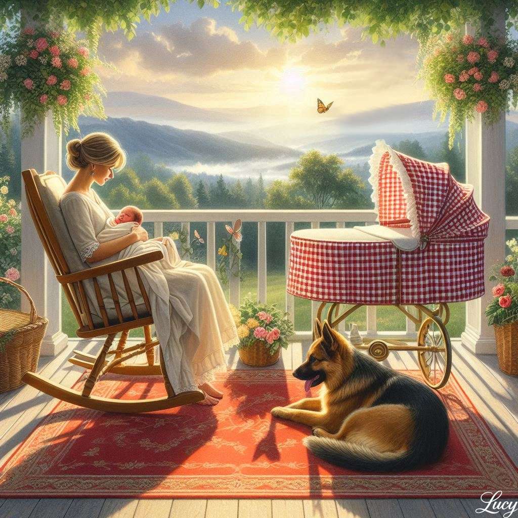 Donna che oscilla delicatamente su una sedia puzzle online