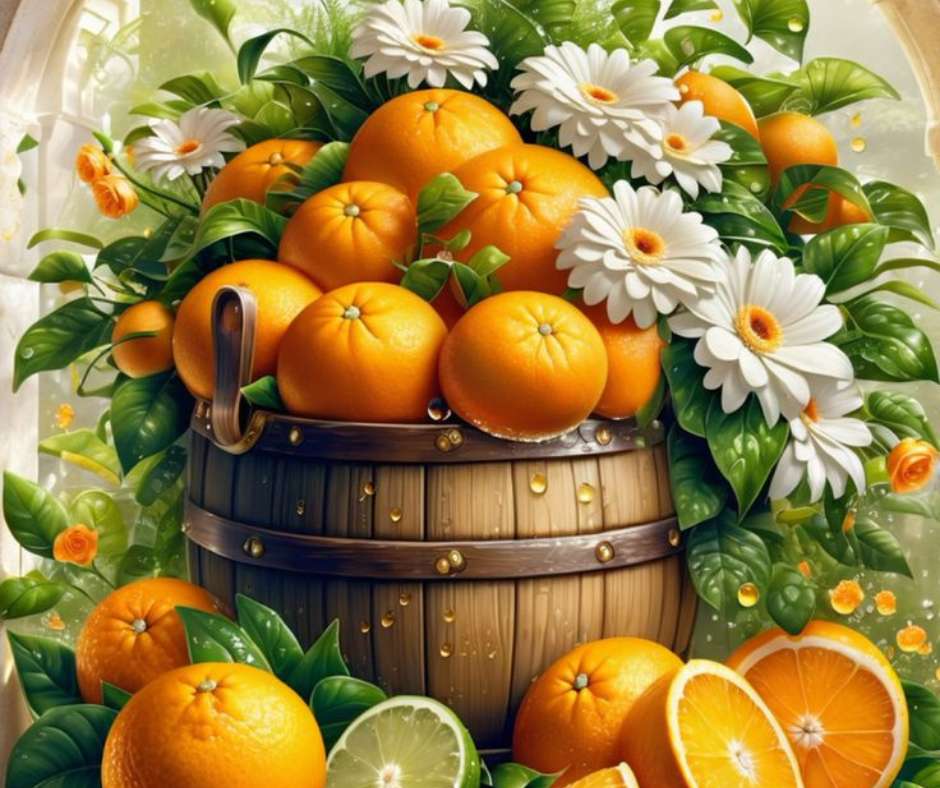 Lufa pełna cytrusów puzzle online