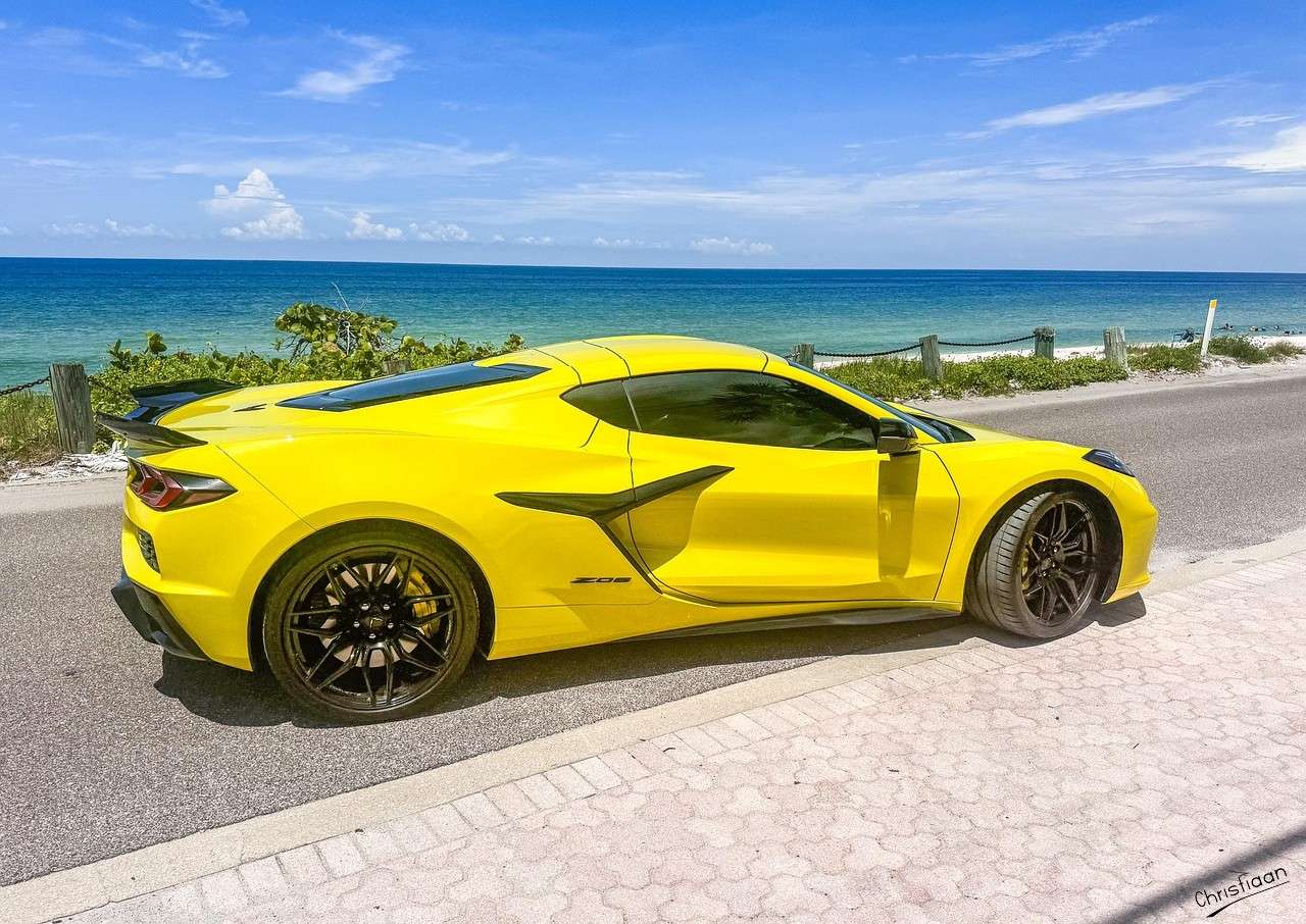 Korvet, Chevrolet Corvette Z06, Supercar. puzzle online