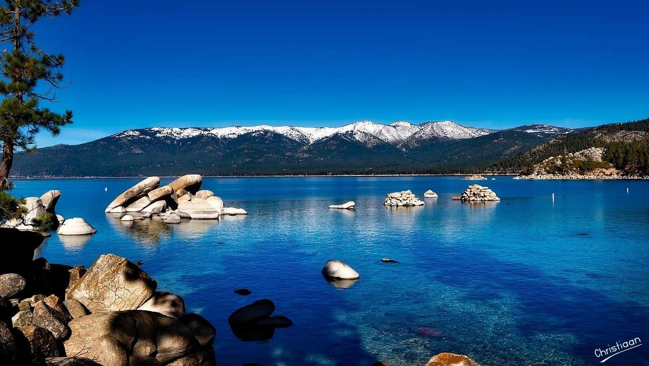 Lake Tahoe, Kalifornia, Berg. puzzle online
