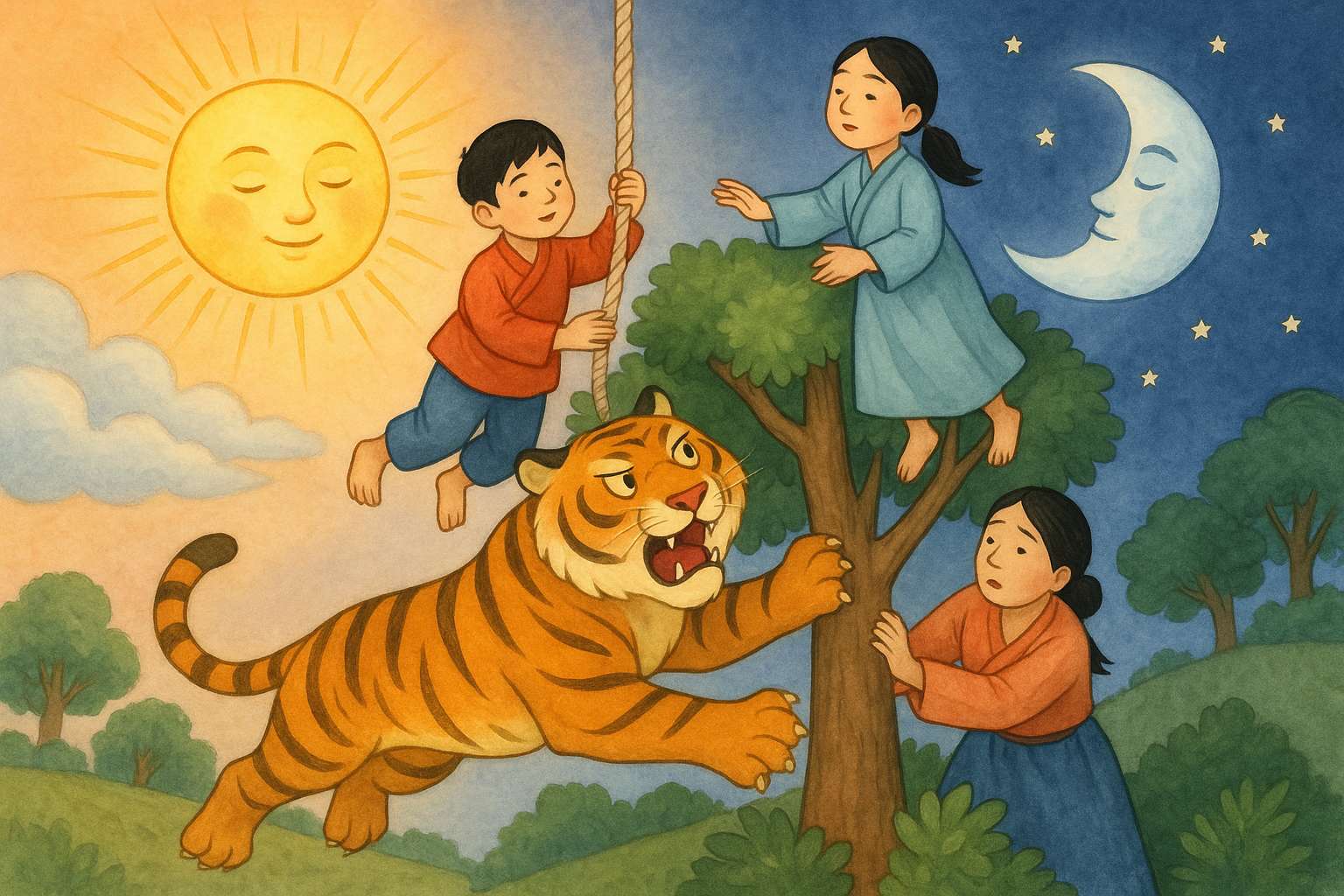 太陽と月 ジグソーパズルオンライン