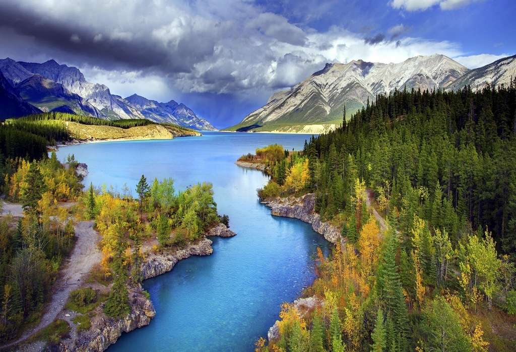 Kanada, Lake Abraham pussel på nätet