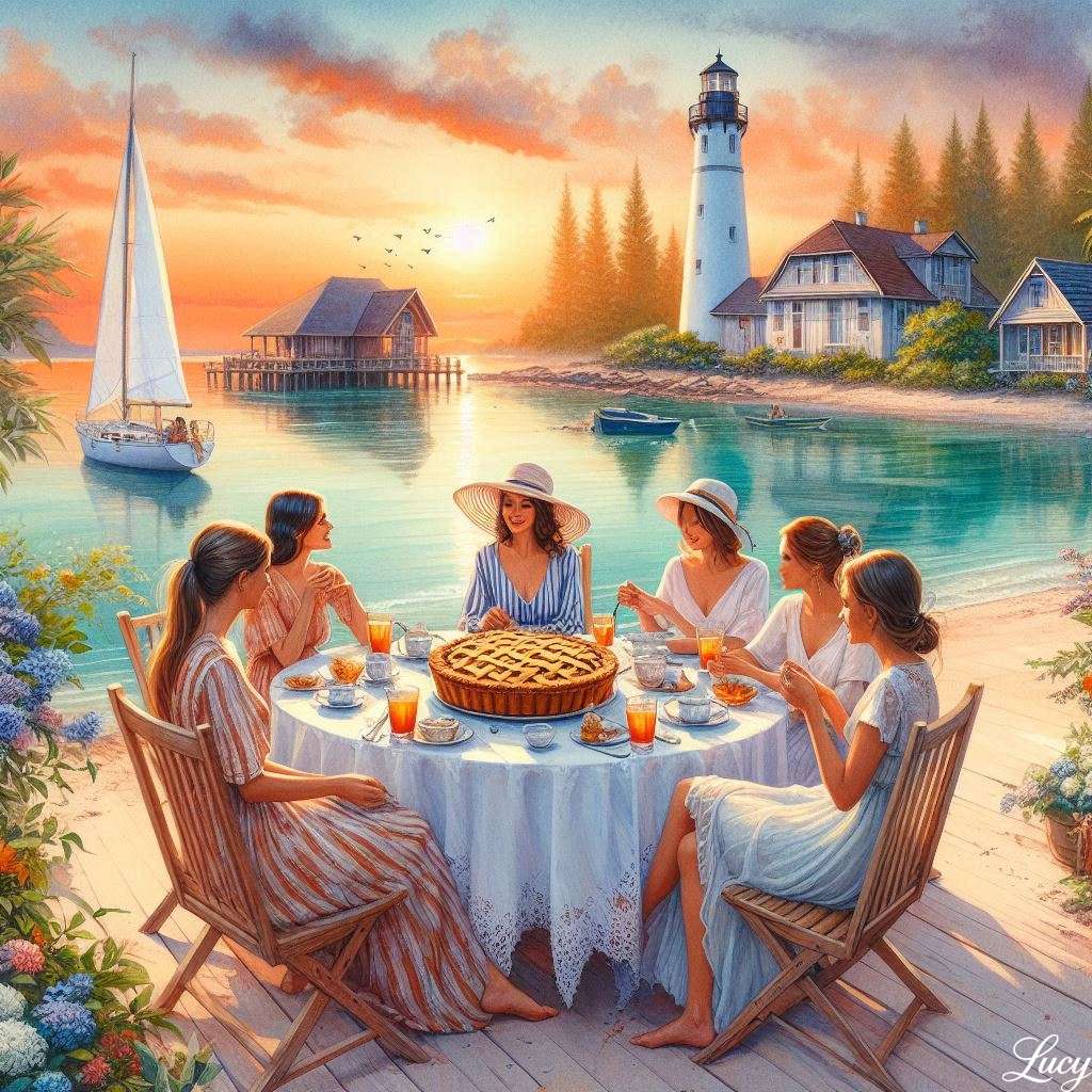 Spokojne tropikalne zgromadzenie plażowe puzzle online