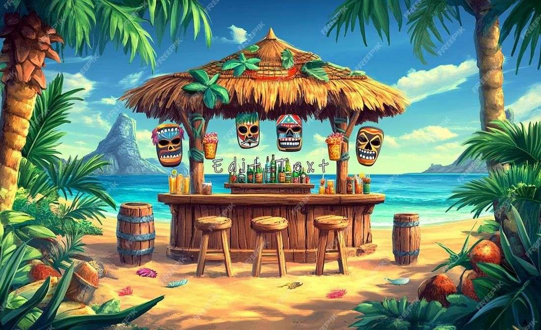 Bar Beach puzzle online