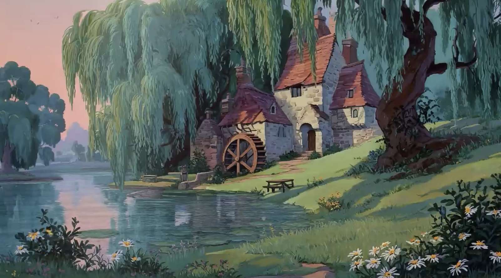 Pod żałobną wierzbą puzzle online