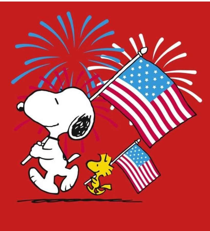 Snoopy and Woodstock on Parade online puzzle