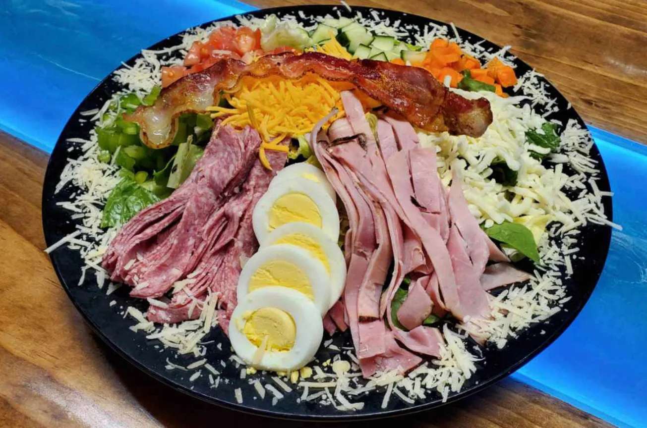 Sałatka szefa kuchni na lunch puzzle online