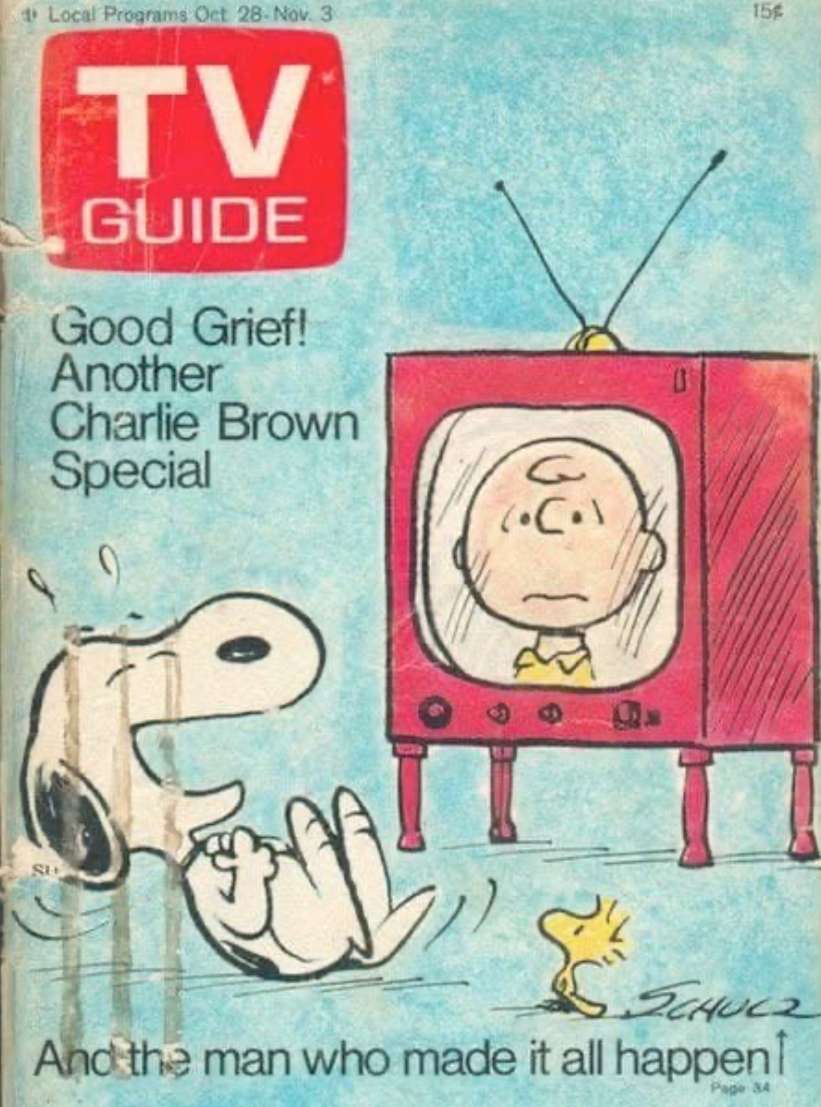 O nie! Kolejny program telewizyjny Charliego Browna puzzle online