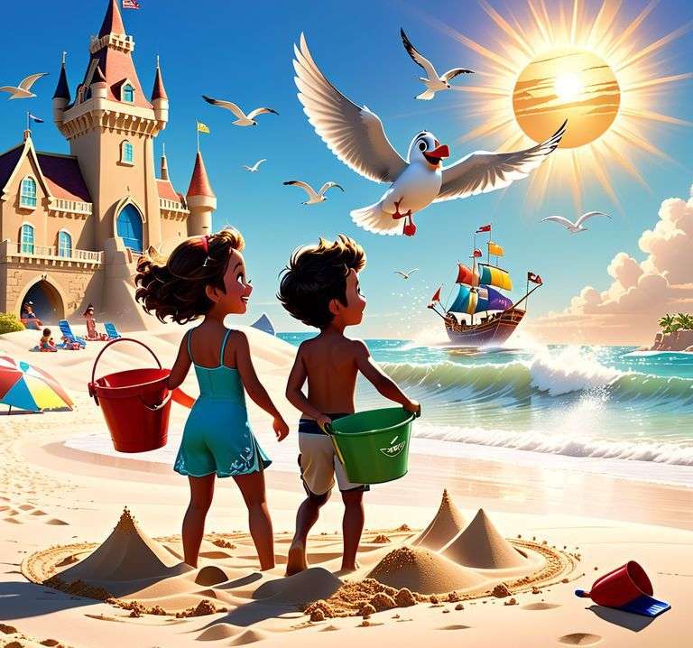 Nadmorskie dzieci puzzle online