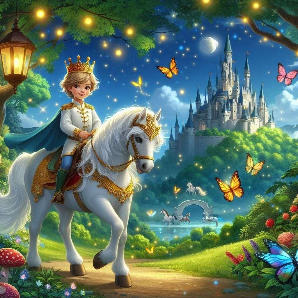 Przybywa książę białego konia puzzle online