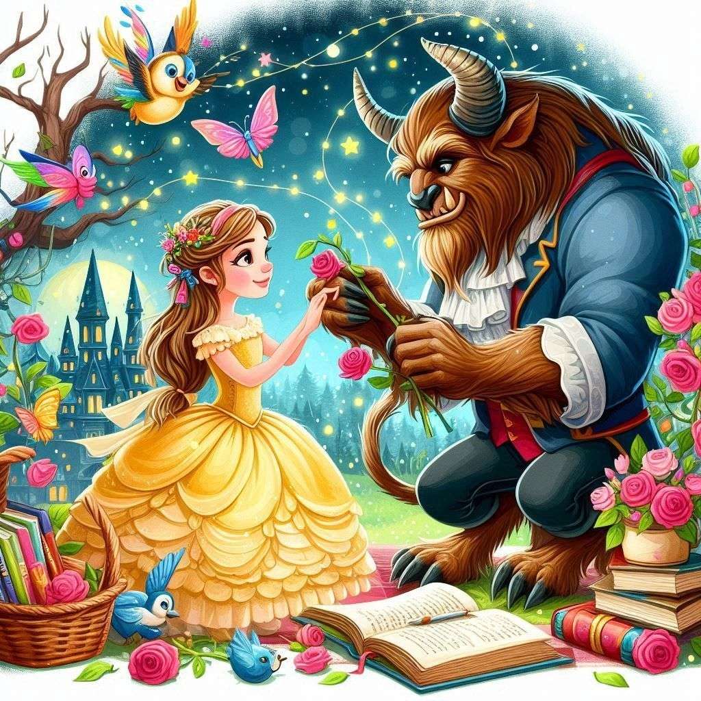 La beauté et la bête puzzle en ligne
