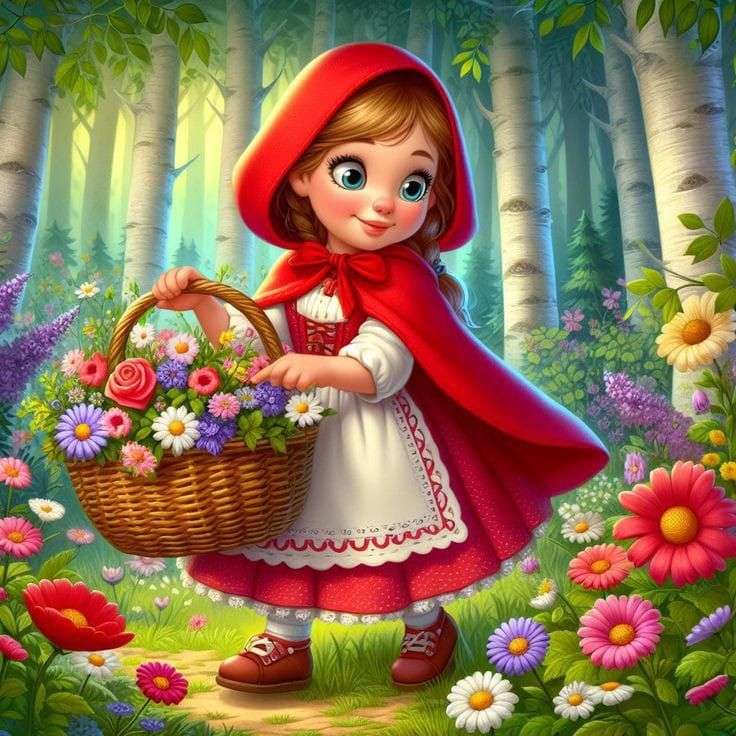 Le petit chapeau rouge puzzle en ligne