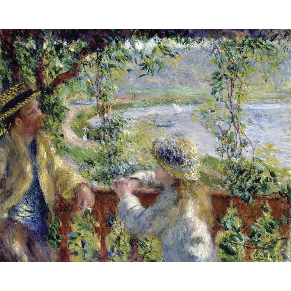 A vízen (a tó közelében) - Renoir képe kirakós online