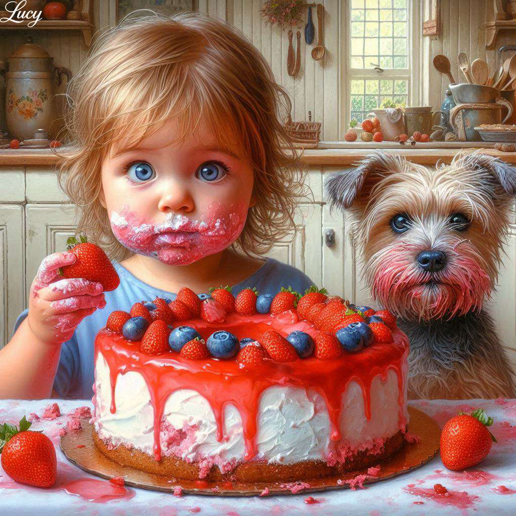 Zaskoczony wyraz puzzle online