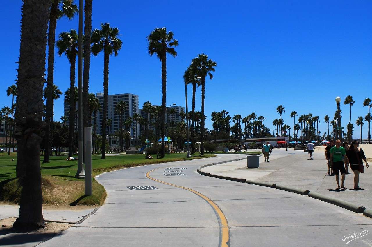 Santa Monica, Kalifornia, ulica. puzzle online