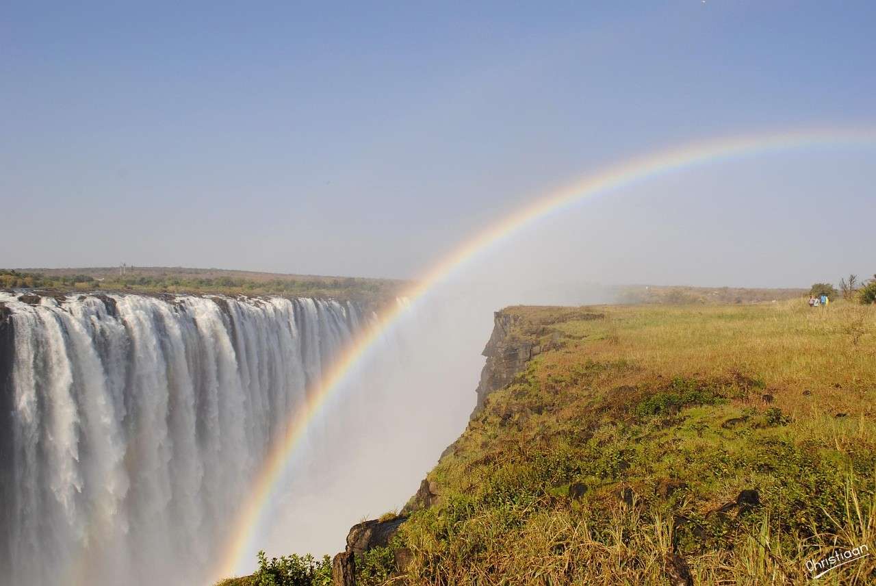 Victoria Falls, Waterfall, Zambezic. puzzle online