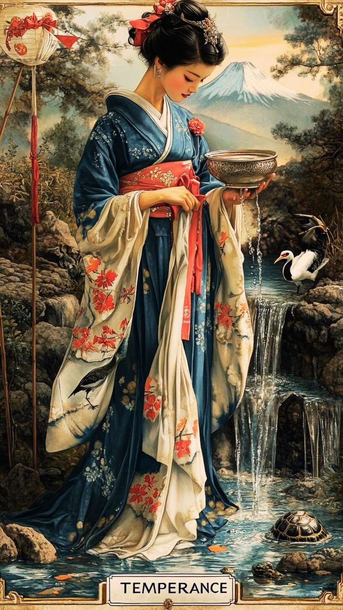 What Does the Temperance Tarot Card Represent? puzzle online