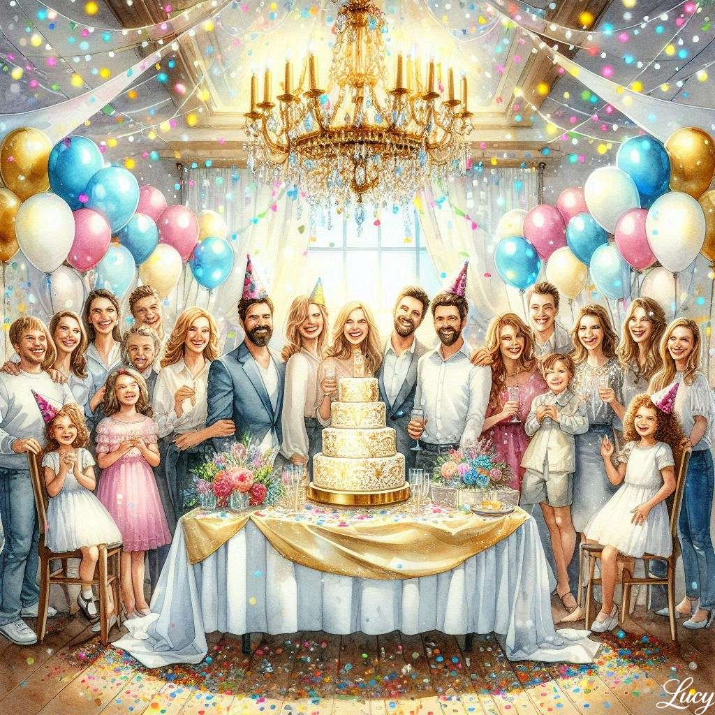 Festa de aniversário quebra-cabeças online