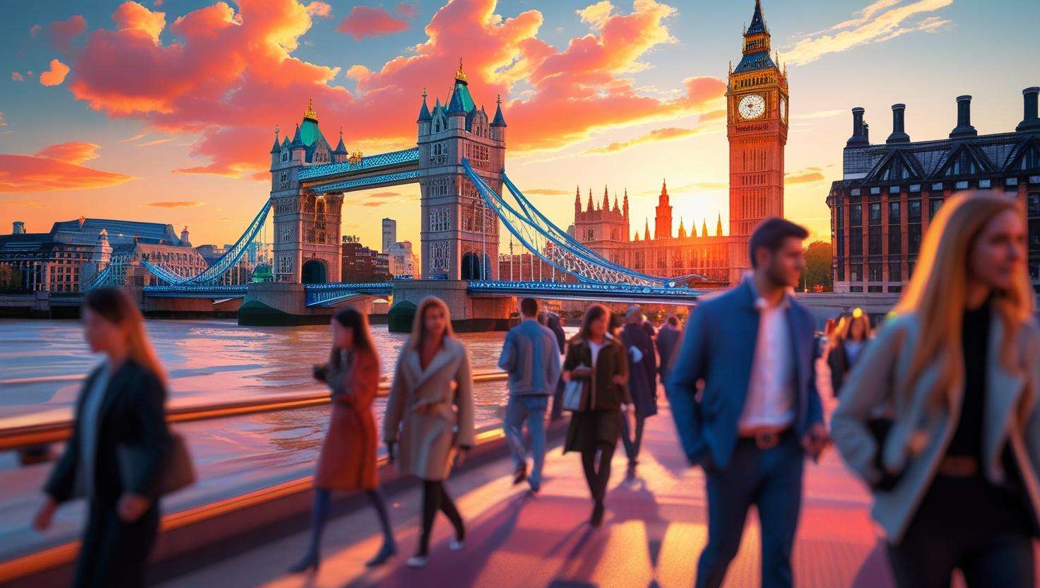 miasto londyn puzzle online